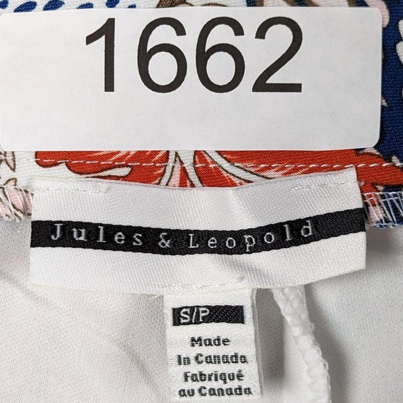 Jules & Leopold* Women's Multicolor High Waist Floral Pull on Skort~‎ Size S/P - Picture 3 of 10